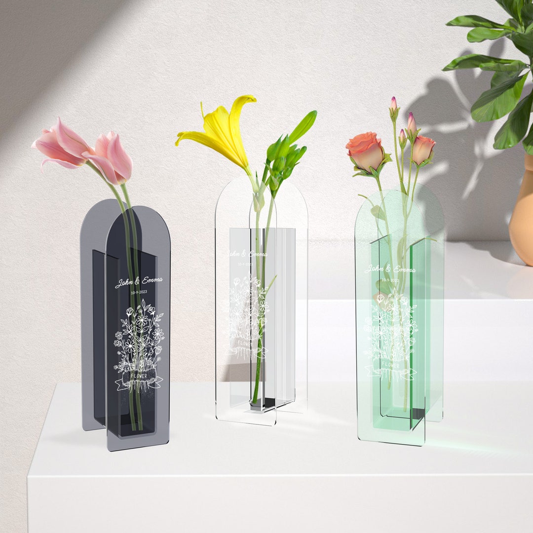 Personalized Vasecustom Flower Vase Wedding Flower Vase Etsy