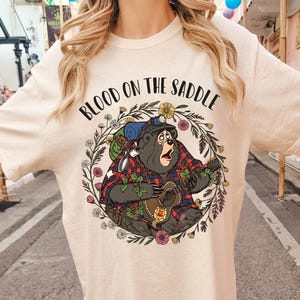 Disney Country Bear Jamboree Shirt, großes Al-Blut auf dem Sattel-T-Shirt, Vintage Floral Western-Grafik, Disneyland-Familienreise passend 2025