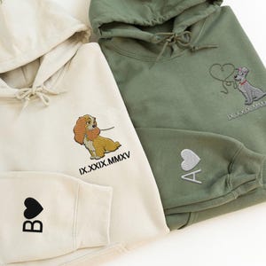 ［美品］リトルサニーバイト Lady and the Tramp hoodie Disney Lady and the Tramp Embroidered Women's Hoodie