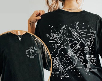 Two Sided Hercules Damsel Hero Megara Hades Comfort Colors Shirt, Hercules Map Disney Tee, Symbol of the Gods, Disney World Disneyland Trip