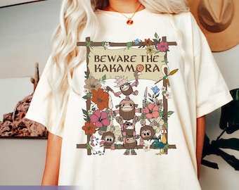 Disney Disney Moana Kakamora Shirt, Coconut Pirates Beware The Kakamora Tee, Disneyworld Disneyland Boys Matching Trip, Gift For Him