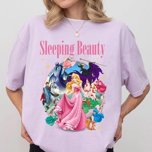 Disney Sleeping Beauty Aurora Shirt, Disney Princess Aurora Tee, Disneyland Trip Matching Shirts, Disney Girls Trip, Disneyland Family 2025