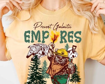 Vintage Star Wars Funny Ewok Endor National Park Protect Our Forest Prevent Galactic Empires Shirt, Disney Ewok Star Wars, Disneyland Trip