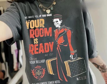 Your Room Is Ready Hollywood Tower Hotel Shirt, The Twilight Zone Tower of Terror Tee, Disney Halloween Family Shirt, Disney Spooky Trip