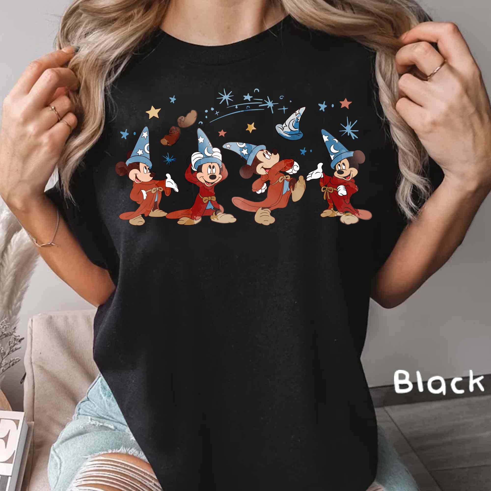 Fantasia Mickey Shirt - Etsy