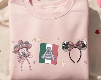 Disney Mexican Mickey Mouse Shirt, Viva Mexico Flag Tee, Chichen Itza Pyramid Outfit, Epcot Mexico Pavilion Shirt, Disney World Trip