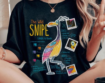 Kevin Bird Portrait The Wild Snipe Comfort Colors Shirt, Retro Up Movie  T-shirt, Magic Kingdom, Walt Disney World,  Trip