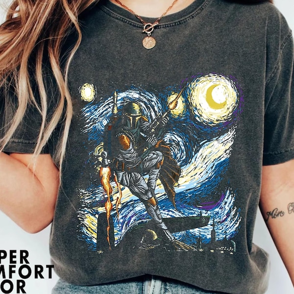 Armored Space Warrior Shirt, Swirling Night Sky Graphic Tee, Cosmic Fantasy Art T-Shirt, Sci Fi Gift for Men