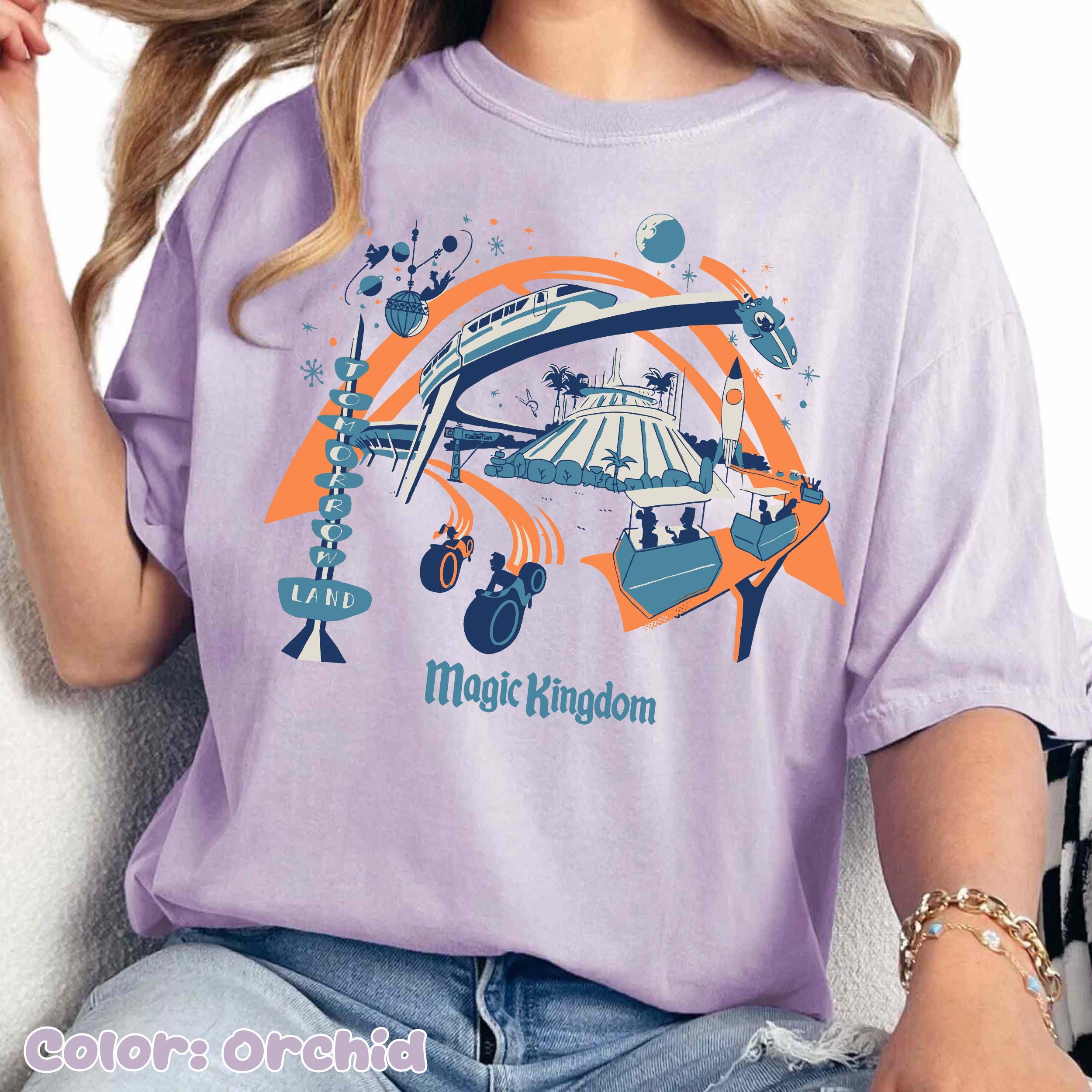 Disney Tomorrowland Magic Kingdom Shirt, Retro Space Mountain 