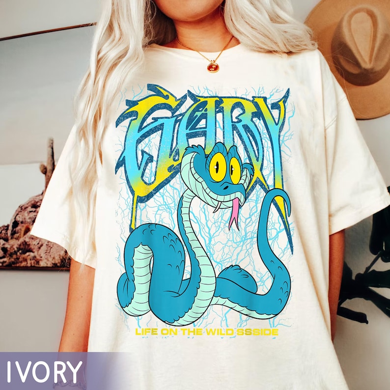 Shirt Zootopia 2, Gary De Snake, Thunder Gary Life On The Wild Side Tee, grappig Disney Snake Shirt, Zootopia Movie Fan Gift, Disneyland Trip afbeelding 4