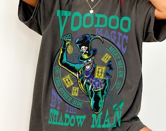 Disney Dr. Facilier Voodoo Magic Shirt, Shadow Man Meet Me On The Other Side Tee, Disneyland Family Matching Trip Outfits