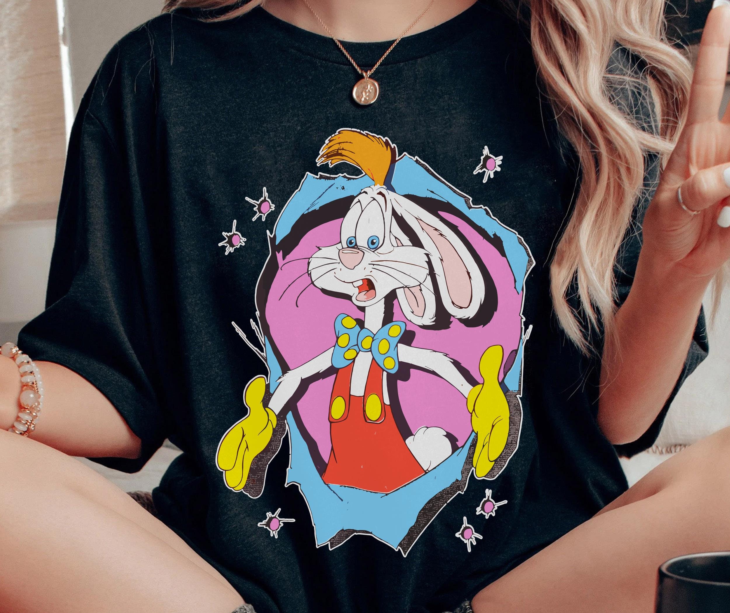 Retro 90s Who Framed Roger Rabbit Comfort Colors Shirt, Roger 