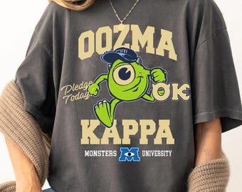 Disney Pixar Monsters University Ok Oozma Kappa Shirt, Disney Monsters Tee, Disneyland Trip Matching Shirts, Disneyland Family 2025