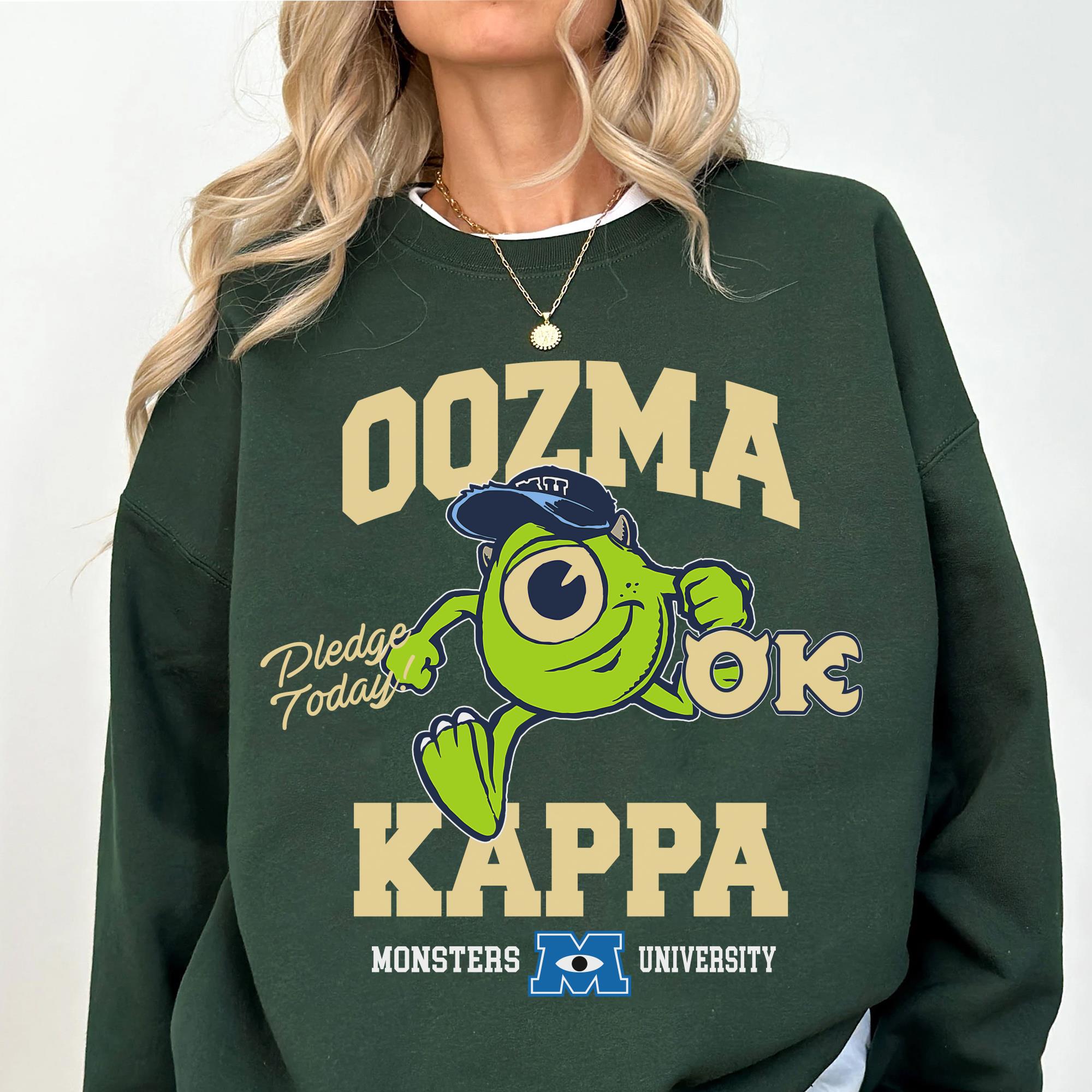 Disney Pixar Monsters University Ok Oozma Kappa Shirt, Disney Monsters Tee,  Disneyland Trip Matching Shirts, Disneyland Family 2025 - Etsy