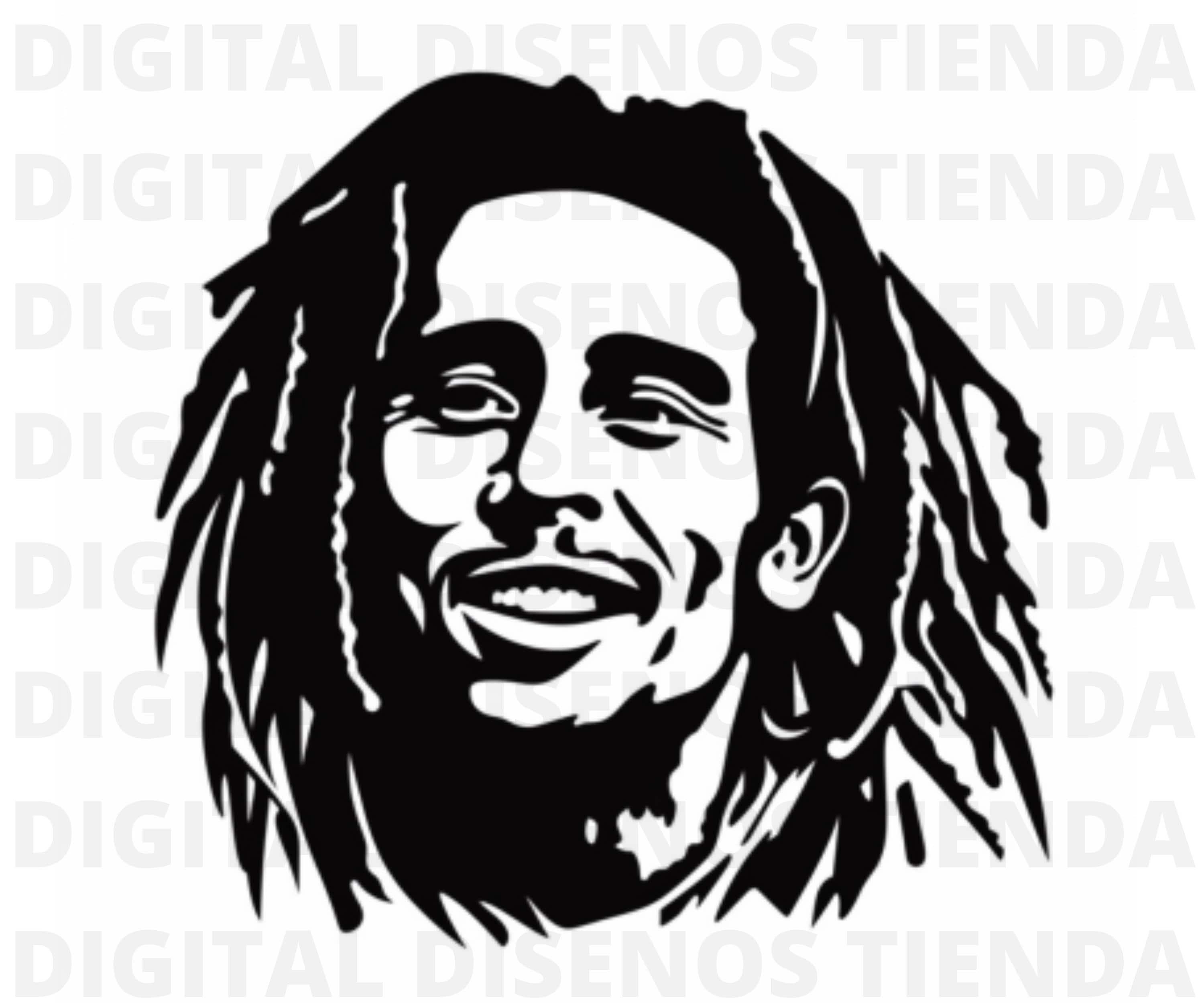 Bob Marley SVG, Bob Marley Silhouette SVG Design, Bob Marley Design - Etsy