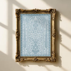 Vintage Mosque Wall Art, Islamic floral art, Islamic Wall Art, Muslim Wedding Gift, Muslim Home Décor, Mosque Architecture, Islamic Ornament