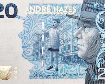 Interactief herdenkingsbankbiljet André Hazes