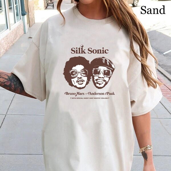 Silk Sonic Shirt Anderson Paak Shirt Rnb Shirt Jazz Hip Hop Tee Music Gifts silk sonic shirt