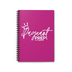 Carnet de notes Pageant Prep, rose foncé