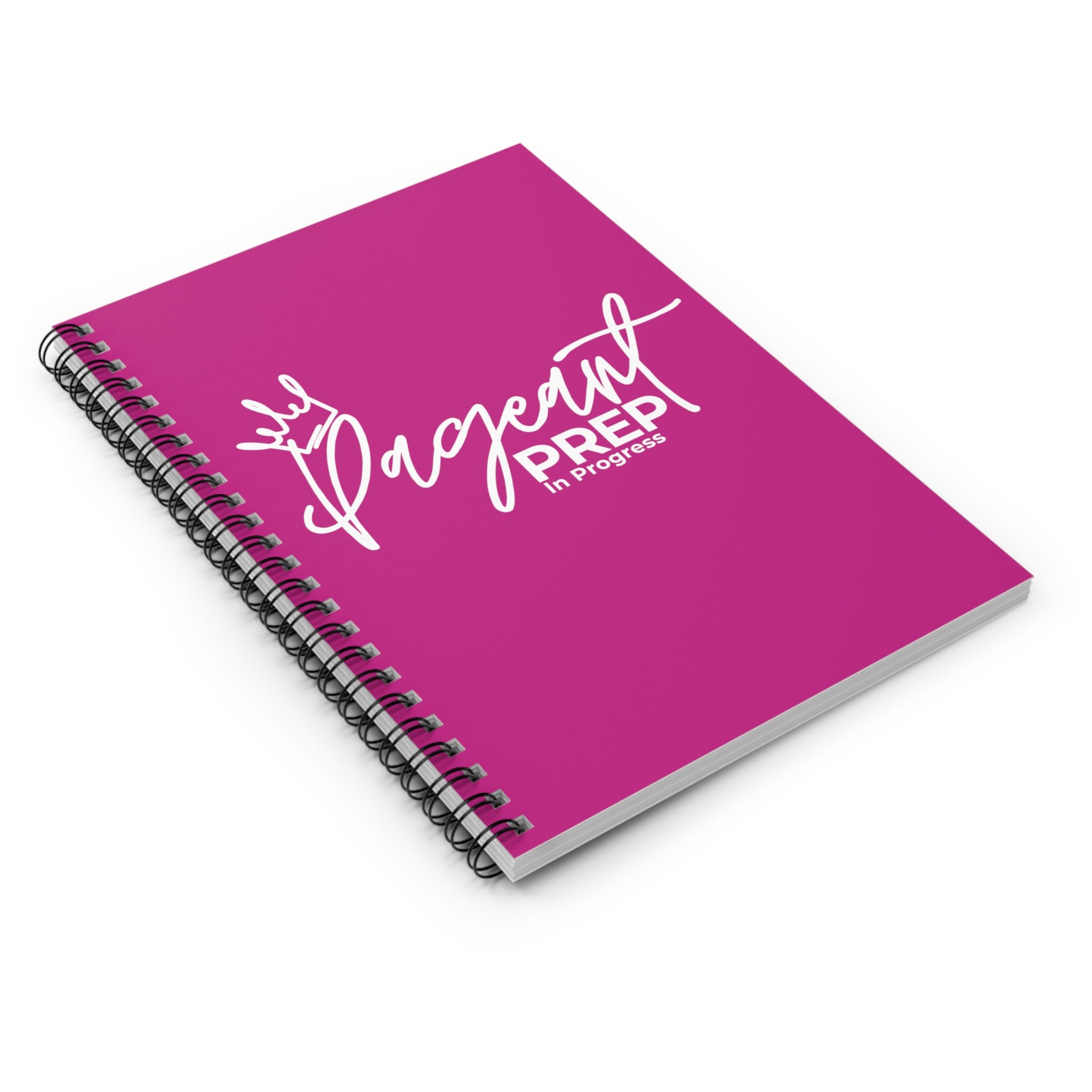 Prep Notebook Pageant Prep Notebook, Dark Pink - Etsy