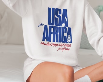 USA For Africa Jumper! Remake of iconic 80s Jumper, warn by Kenny Rogers, Diana Ross and many more. we are the world, michale jackson