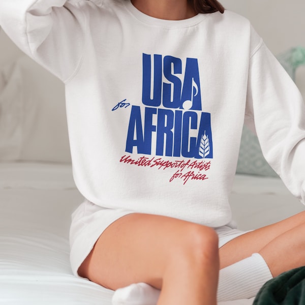 USA For Africa Jumper! Remake of iconic 80s Jumper, warn by Kenny Rogers, Diana Ross and many more. we are the world, michale jackson