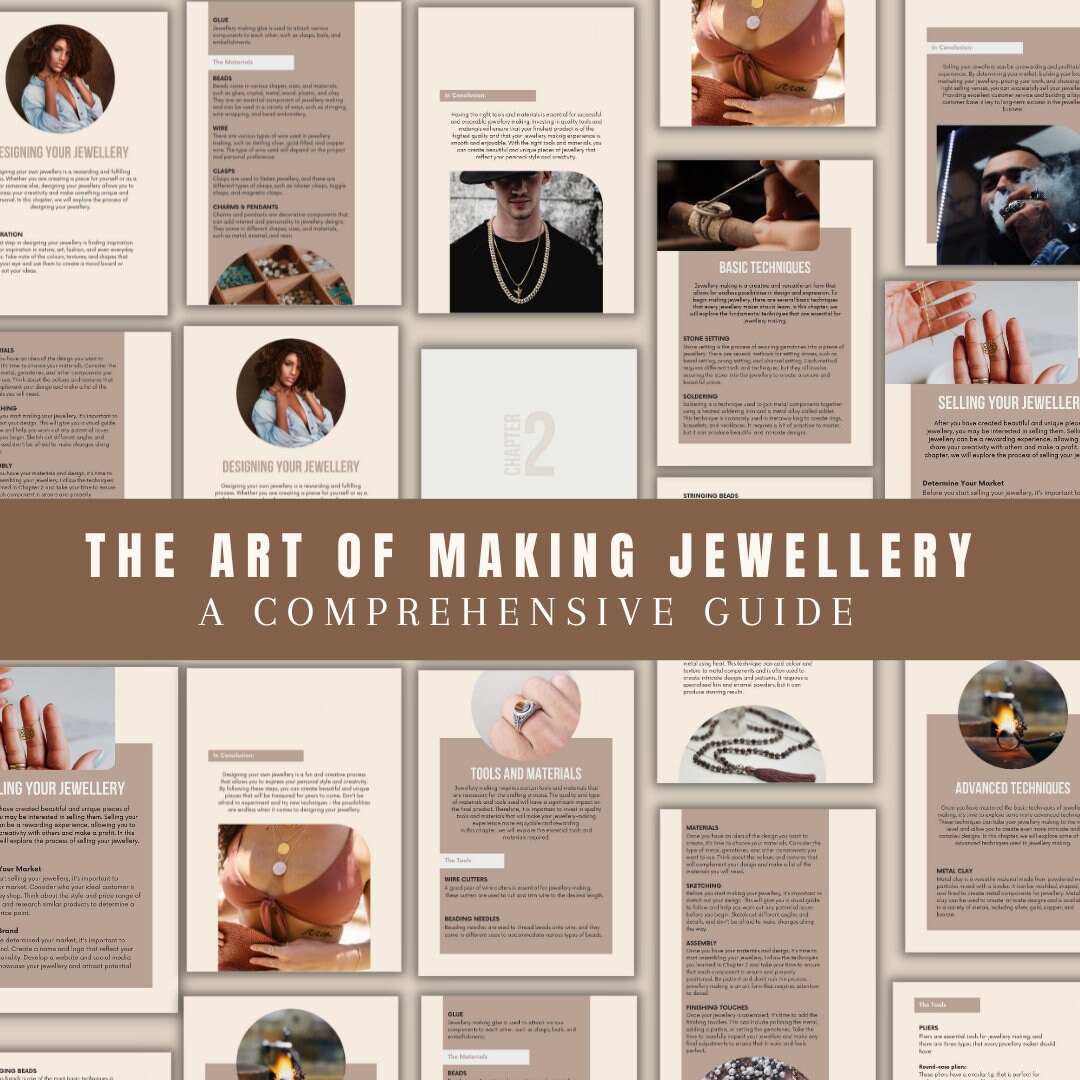 The Art of Jewellery Making A Comprehensive Guide to Craftsmanship - Etsy
