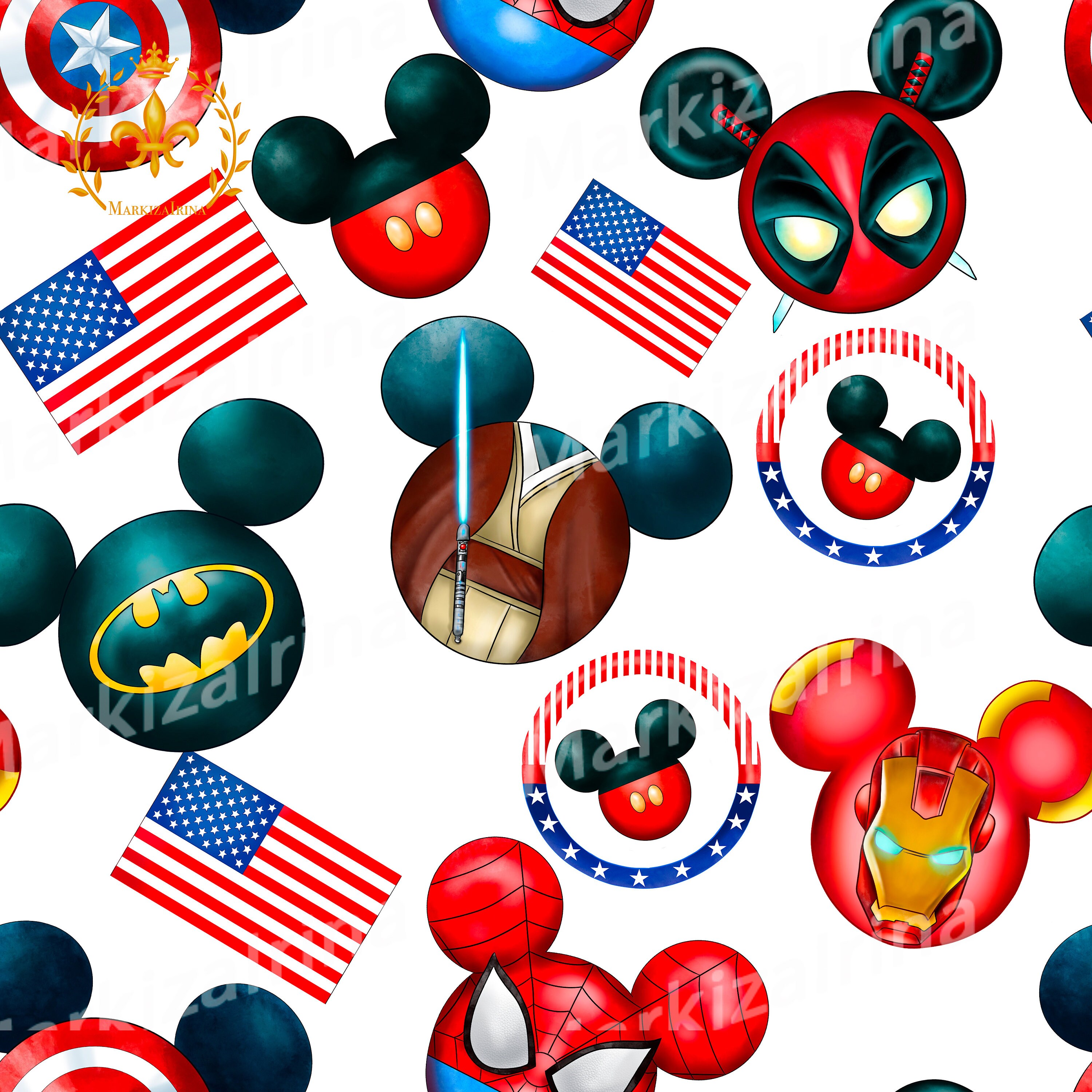 Mickey Mouse,mickey Mouse Clipart,mickey Mouse HERO Decorative Paper ...