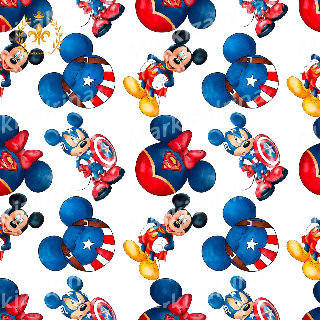 Mickey Mouse,mickey Mouse Clipart,mickey Mouse HERO Decorative Paper ...