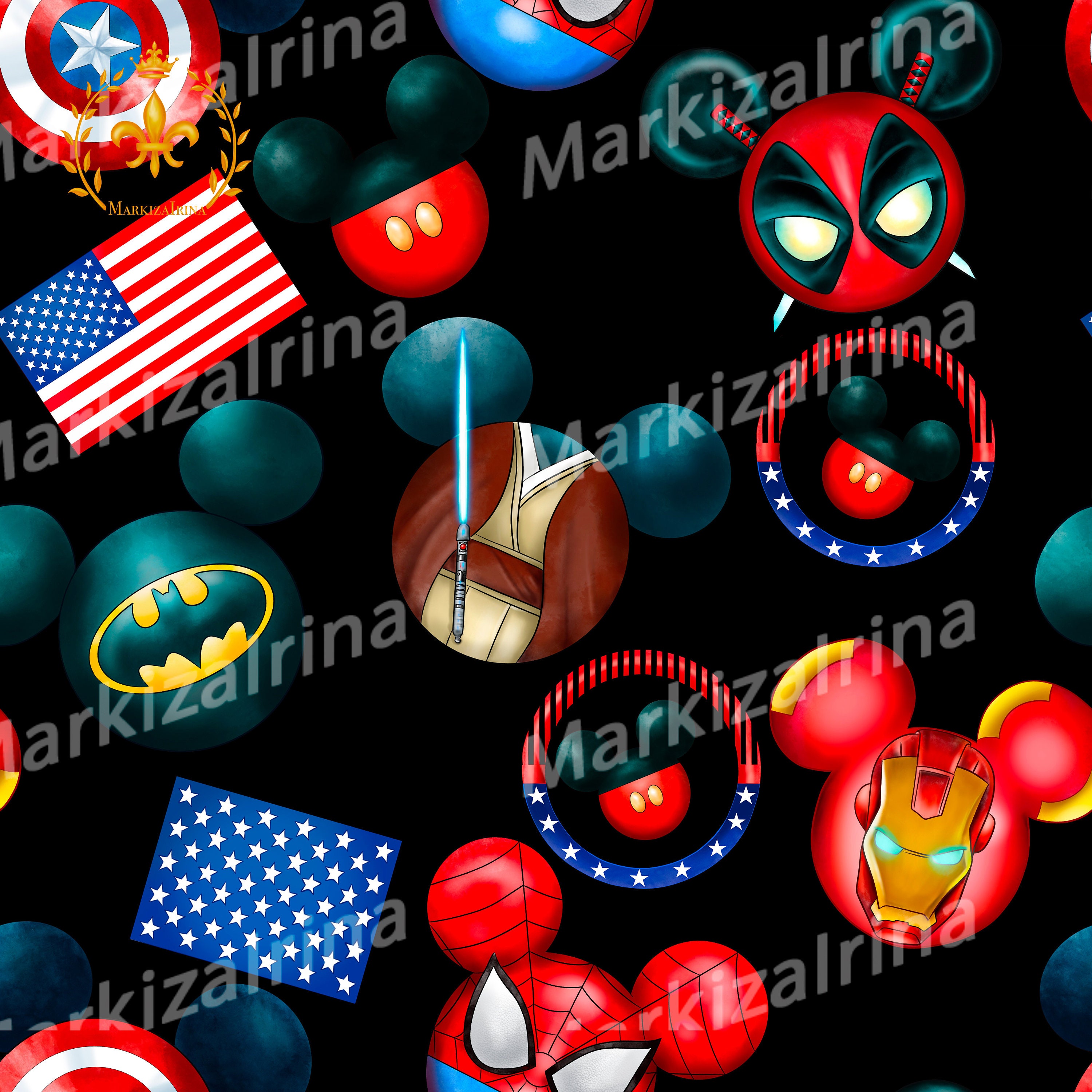 Mickey Mouse,mickey Mouse Clipart,mickey Mouse HERO Decorative Paper ...