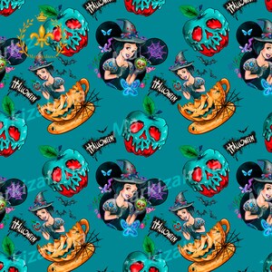 Ariel, Belle, Snow White, Jasmine, Cinderella, Tiana, Princesses of these amless file, Decorative paper, Princesses seamless file, Decorative paper