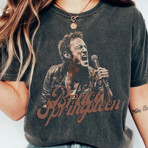 Bruce Springsteen Tour Shirt Etsy