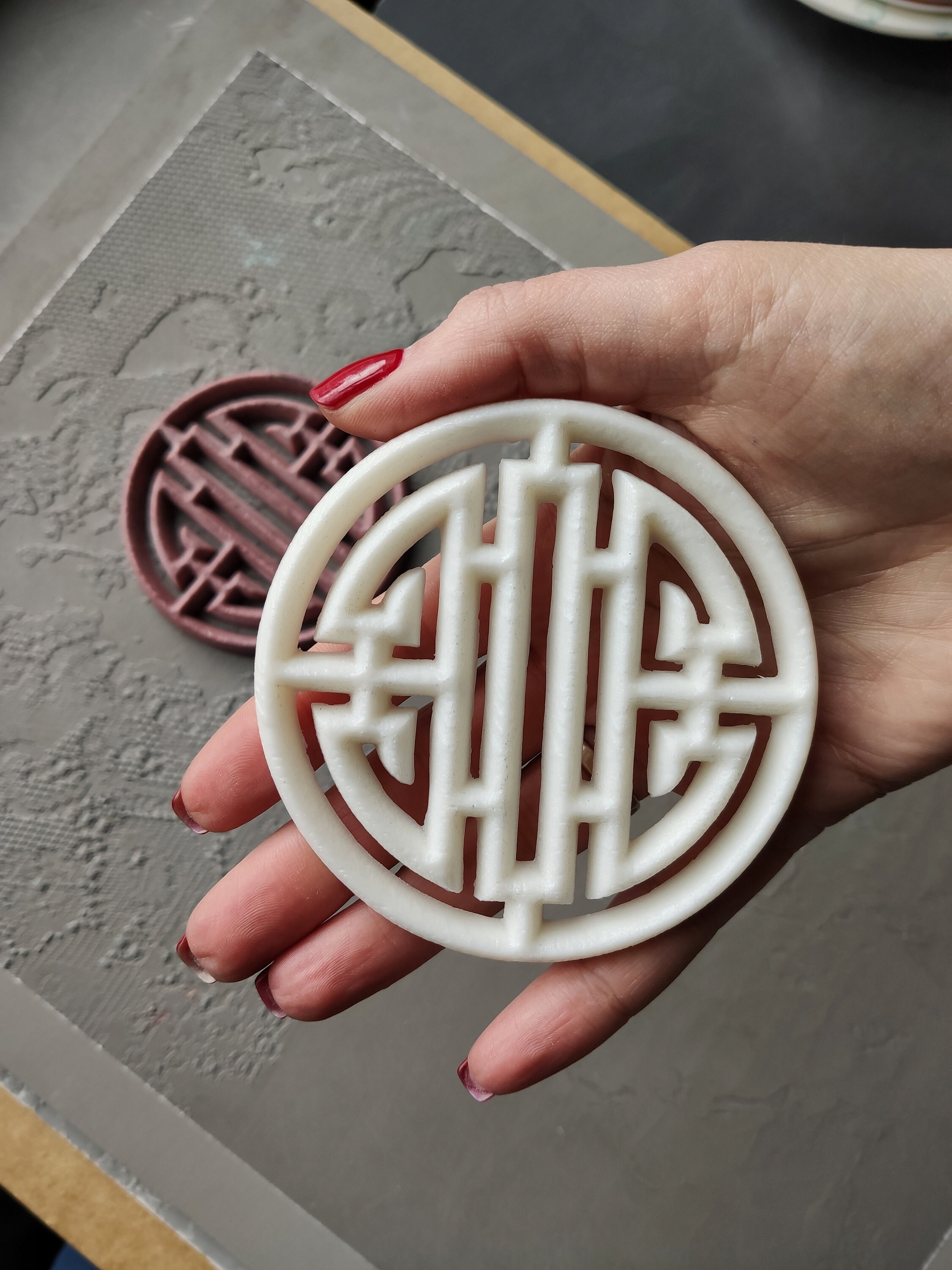 Chinese Ornament Overlay D=10 Cm | Furniture Appliqués | Decorative ...