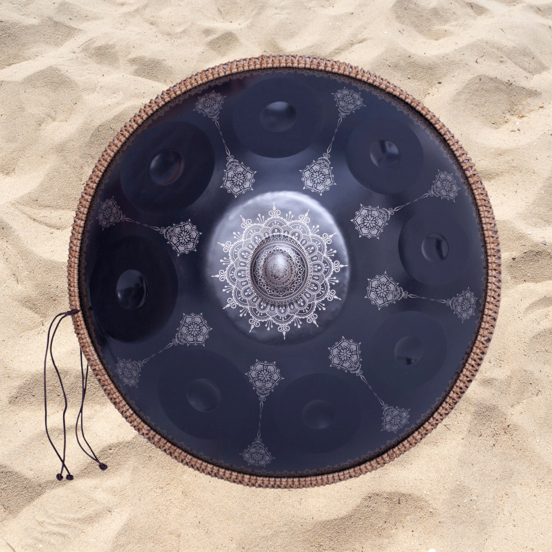 Handpan 9 Notes 432Hz - D Minor - 22 Pouces Violet - Avec Stand Et Etui - GLADFRESIT