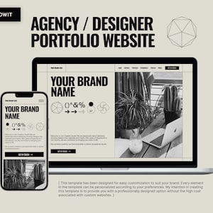 Showit Website Portfolio Template for Creative Agencies, Digital Agencies, Designers