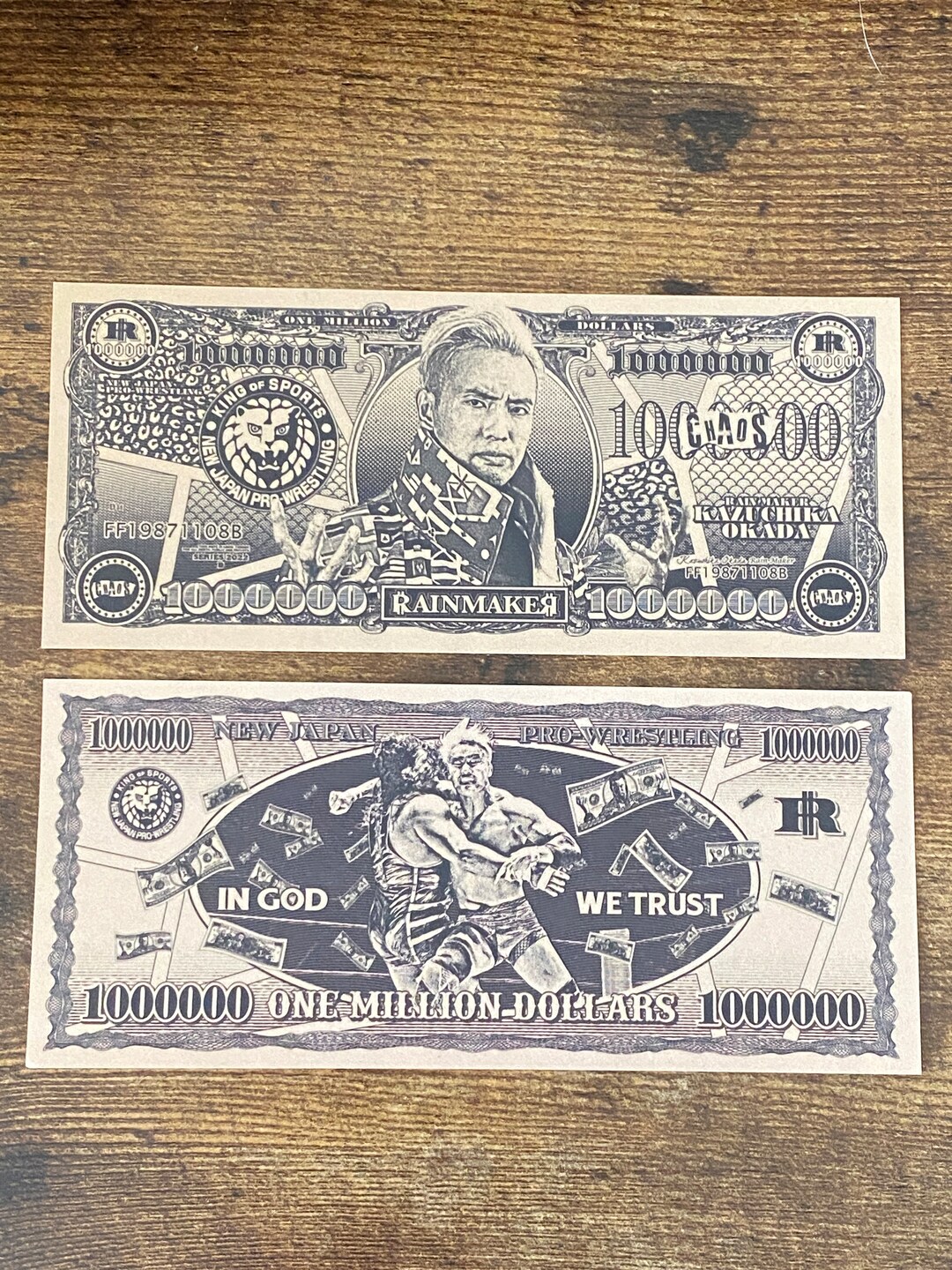 Rainmaker Kazuchika Okada Million Dollar Bill (exclusive