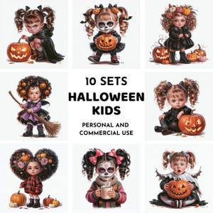 Gothic Halloween Girl Clipart, Spooky Little Witch JPG, spooky Witch Illustration, Creepy Cute Clipart, Horror Girl Clipart, Junk Journal