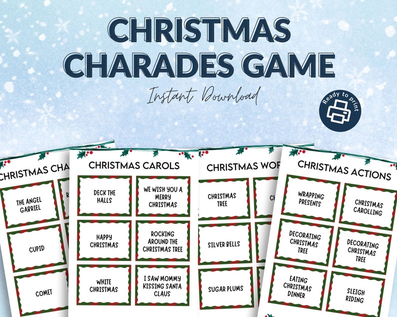 Christmas Charades Game Family - Il 794xN.5665523043 Av60 