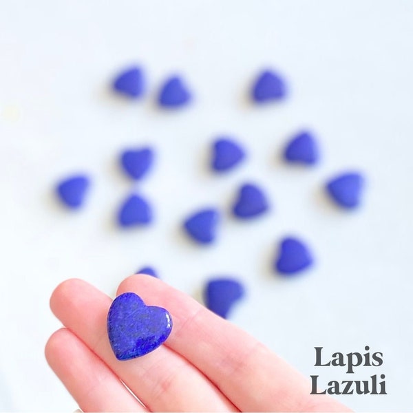 Healing Crystal Heart Pendant For Crystal Lover Energy Gemstone Natural Reiki Chakra Crystal Lapis Lazuli Gift For Wellness Gift