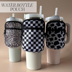 Pochette pour bouteille d'eau, idée cadeau pour fille, coupe Stanley, porte-clés, cadeau d'entraînement pour amateur d'Owala, porte-carte cadeau pour salle de sport, idée cadeau pour enseignant