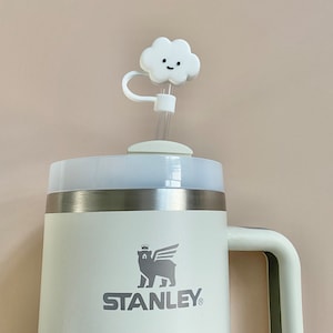Stanley Straw Topper Cover Cute Stanley Straw Topper Cloud Drink Topper Cover for Stanley Accessories Straw Cover 10MM Straw Set