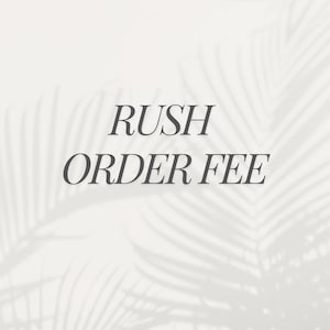 Rush Order Production Fee - Balanced Living Tribe