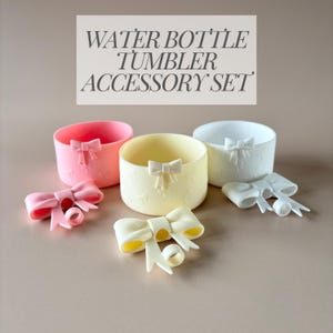 Set di accessori regalo per adolescenti che amano la sua tazza Stanley, accessorio carino per bottiglia d&#39;acqua, copristivali, regalo per figlia, regalo di danza