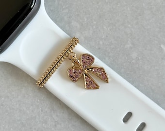 Apple Watch Charms Rosegold stapelbar Uhr Zubehör Charm stapelbar Uhr Charm Designer Bettelarmband Apple Watch Band Charm