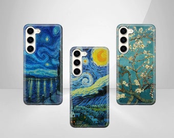 Vincent Van Gogh Phone Case Memorable Cover for Samsung Galaxy S25 Ultra, S24 FE, S23, S22, A56, A17 &  iPhone 17 Pro Max, 16e, 15, 14, 13