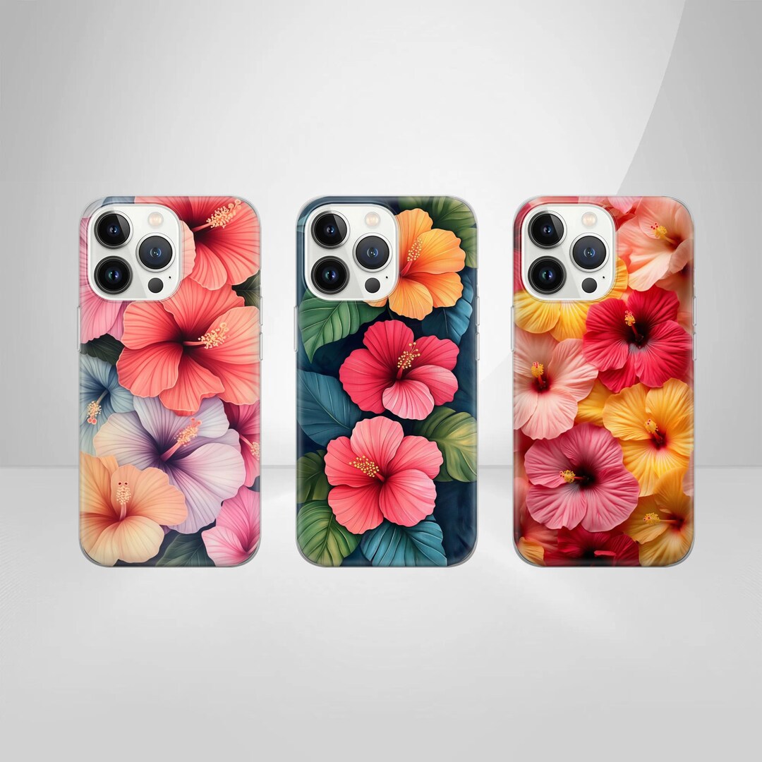 Hibiscus Phone Case Summer Flourish Cover for iPhone 17 Pro Max, 16e — free download