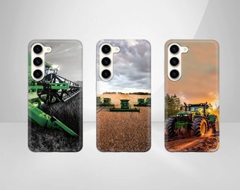 Etui na telefon z motywem ciągnika do iPhone'a 17 Pro Max, 16e, 15, 14, 12, 11 i Samsunga S25 Ultra, S24 FE, A56, A17, Pixel 10 XL, 9a, 8