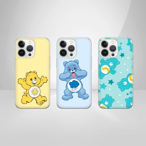 Teddy Bär Handyhülle Care Bear für iPhone 16 Pro Max, 15 Plus, 14, 13, 12, 11, XS & Samsung S25, S24, A56, A55, Pixel 9 Pro, 8