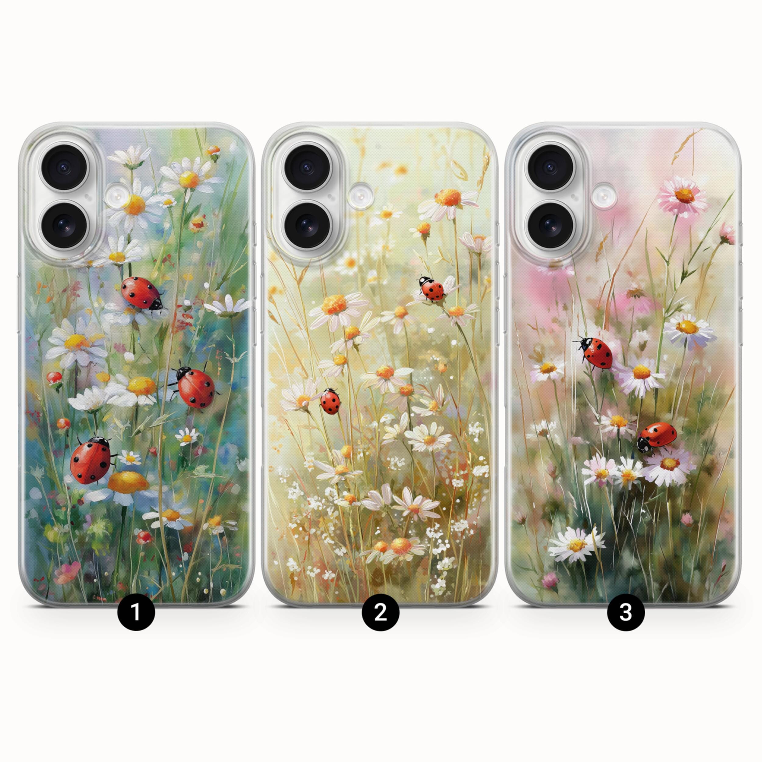 てんとう虫のスマホケース 自然をモチーフにしたカバー iPhone 17 Pro