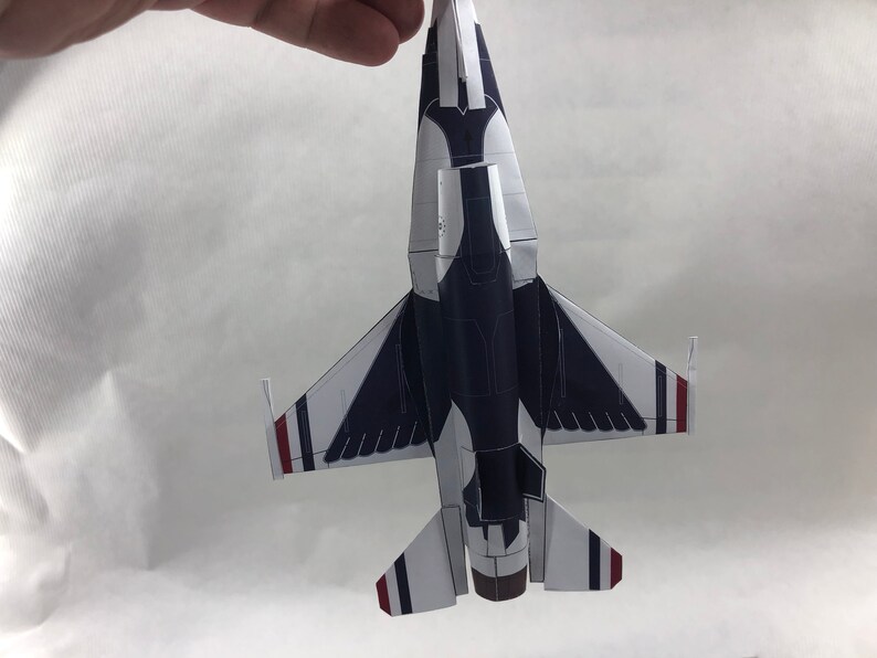 F16 Flying Paper Model Etsy